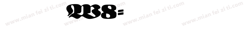 柊野黑体 W8字体转换